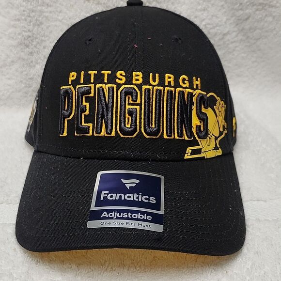 Fanatics Pittsburgh Penguins Velcroback Hat - New - Picture 1 of 11